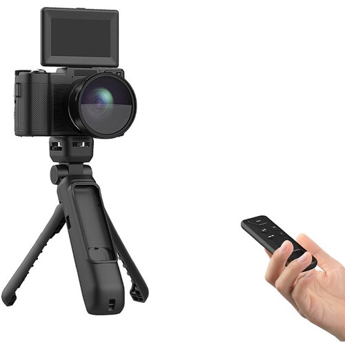 INF 4K Ročna Digitalna Kamera z Zložljivim Zaslonom, 12MP, 16x Zoom - Za Vloge, (5000136904) Slike