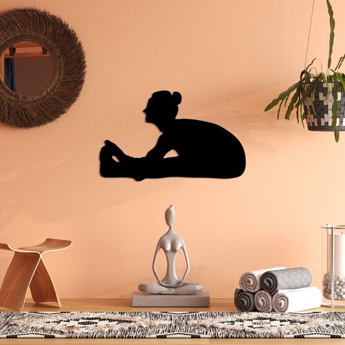 Wallity zidna dekoracija Yoga 23, 60x37cm, Crna Slike