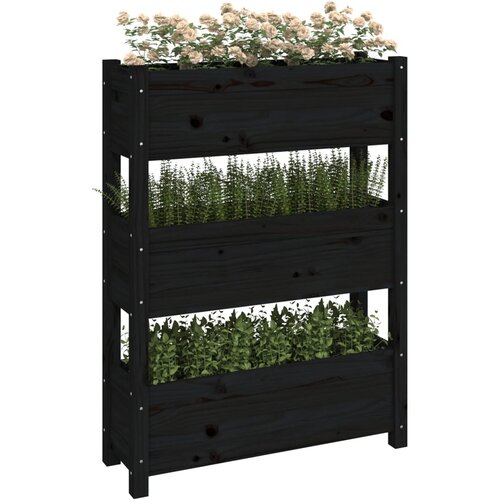  Sadilica crna 77 x 25 x 104,5 cm od masivne borovine Slike