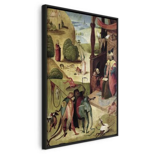  Slika - Hieronymus Bosch &ndash; St. James and the Magician 60x90 U crnom drvenom okviru Cijene