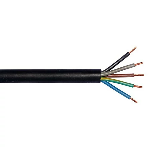  Gumom izolirani kabel po metru (H05RR-F5G 1,5, Crne boje)