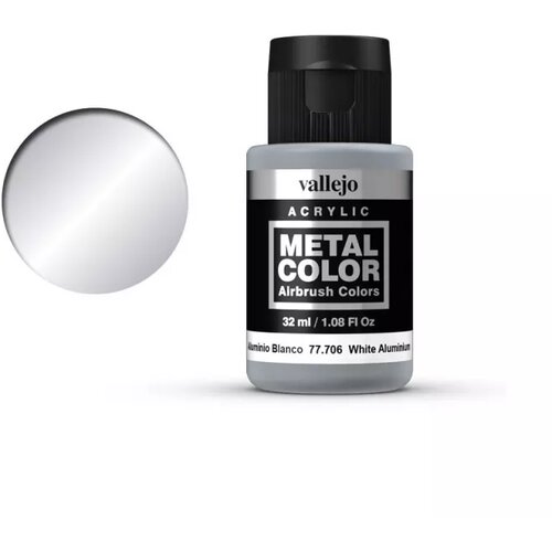 Vallejo Metal Color 706 White Aluminium - 32 ml Cene