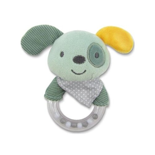 Lorelli plisana zvecka ring - dog green natural ( 10191360009 ) Slike