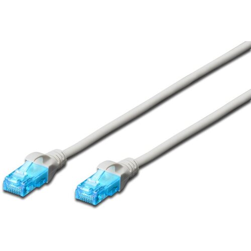 Digitus CABO DE CONEX&amp;Atilde;O PARA ROTEADOR, SWITCH E MODEM, RJ45 UTP CAT5E 0 25M, (5000260647) Slike