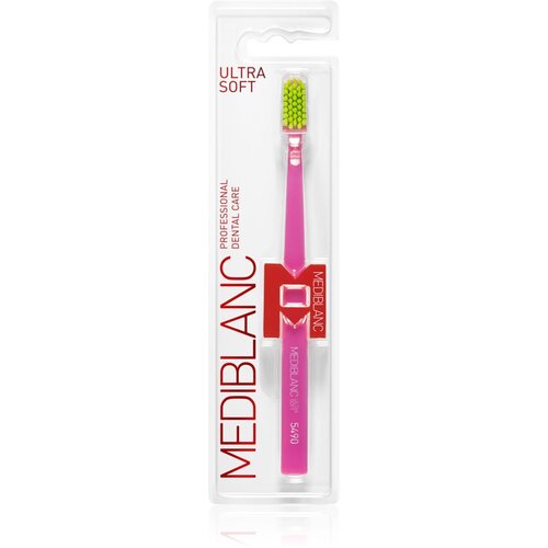 MEDIBLANC 5490 Ultra Soft zobna &amp;scaron;četka Pink 1 kos Slike
