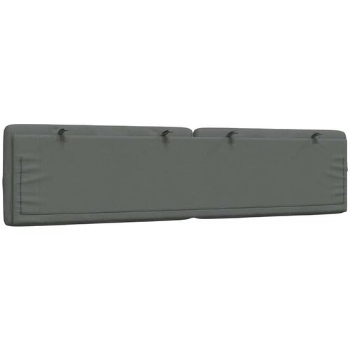 vidaXL Vzglavna stranica temno siva 200 cm blago Cene