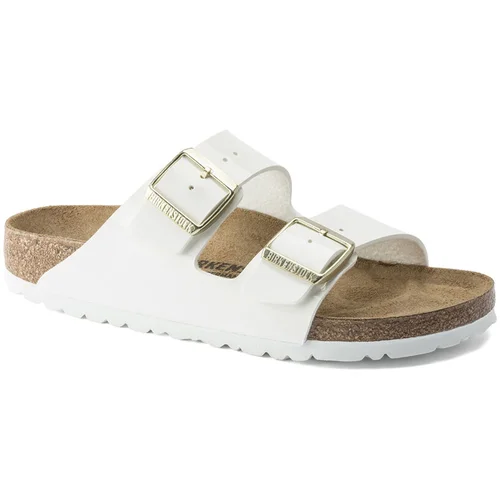 Birkenstock Arizona BF Patent White Narrow Fit