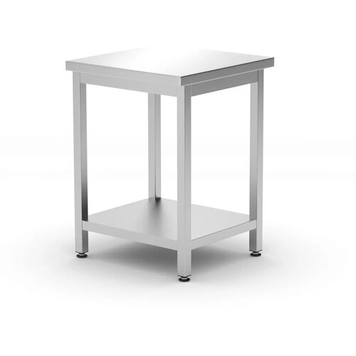  Delovna Miza s Polico, Central, Inox, 600x600x850mm Cene