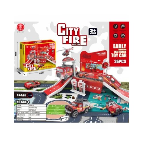 Hk Mini igračka vatrogasna stanica sa vozilima ( A077870 ) Cene