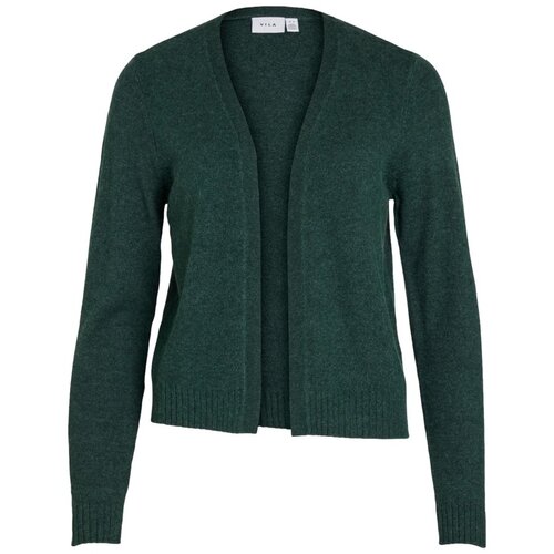 Vila Plašči Cardigan Ril Short - Pineneedle Zelena Cene