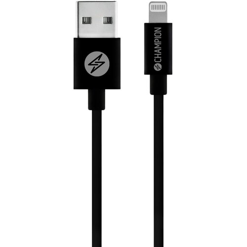 Champion Kabel USB-A na Lightning, 1 m, črne barve, (5000276765) Cene