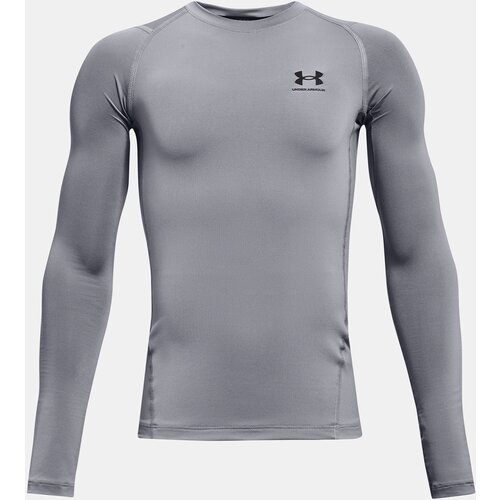 Under Armour Boys&amp;#039; T-shirt UA HG Armour LS-GRY - Boys Slike