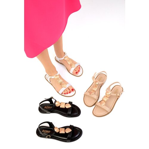 Soho White Women's Sandals 19037 Slike