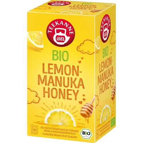 Teekanne Bio čaj - Limona in manuka med - 18 čajnih vrečk Cene