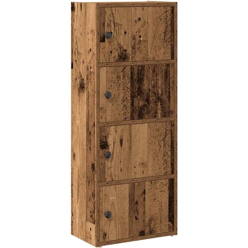 Maison Chic Knjižna omara - Knjižni regal starinski les 40x24x102 cm inženirski les, (21726047) Cene