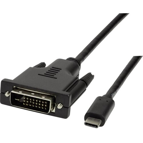 Logilink USB-C&reg; / DVI adapterski kabel USB-C&reg; vtič\, DVI-D 24+1-polni vtič 3.00 m črna UA0332 USB-C&reg;-Display kabel, (20416955) Cene