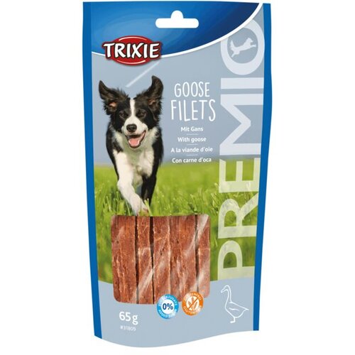 Trixie Premio Fileti Guska 65g – monoproteinska užina Slike