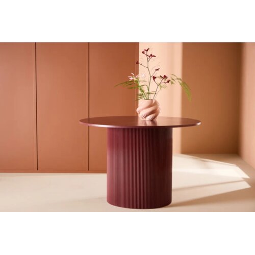 Venture Home Lenox okrugli blagovaonski stol ⌀110 cm, bordo Cijene