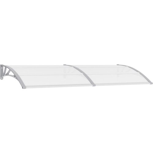 VidaXL Nadstre&amp;scaron;ek za vrata siv 240x100 cm PC Slike