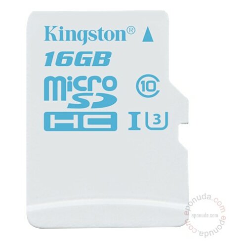 Kingston MicroSDHC 16GB SDCAC/16GBSP memorijska kartica Slike