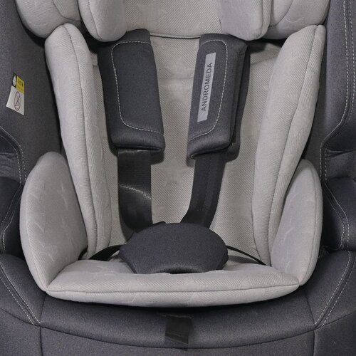 Lorelli ANDROMEDA i-Size IsoFix Autosjedalica Cool Grey Stars 15mj-12 godina/76-150cm Slike