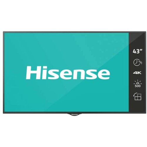 Hisense 43" 43B4E31T 4K uhd digital signage display - 18/7 operation monitor Cene