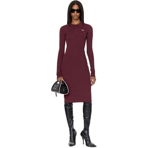 Diesel Dress - D-RIBENNY-LS-D DRESS red Cijene