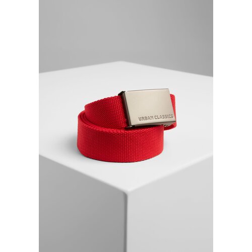 Urban Classics Canvas belts red Cene