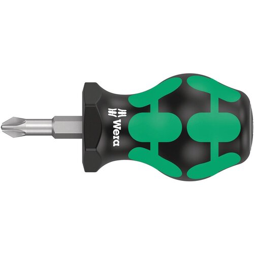 Wera 355 PZ Stubby 05008854001 odvijač s križnim prorezom PZ 2 Duljina o&amp;scaron;trice: 25 mm Slike
