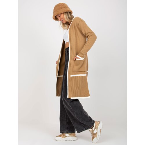 RUE PARIS Sweater-LC-SW-0340.42P-dark beige Cene