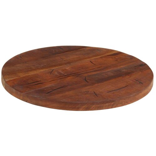 Stolna ploča &amp;Oslash; 40 x 3 8 cm okrugla od masivnog obnovljenog drva Obnovljeno drvo (prirodno) 40 cm 1 38 mm Slike