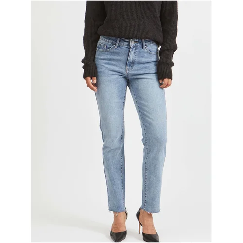 Vila Blue Straight Fit Jeans Stray - Women