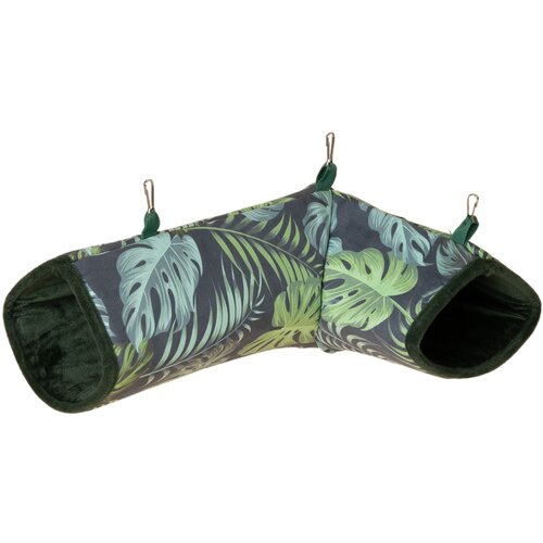 TIAKI Jungle Collection tunel za male životinje - D 36 x &Scaron; 25 x V 13 cm, zelena Cijene