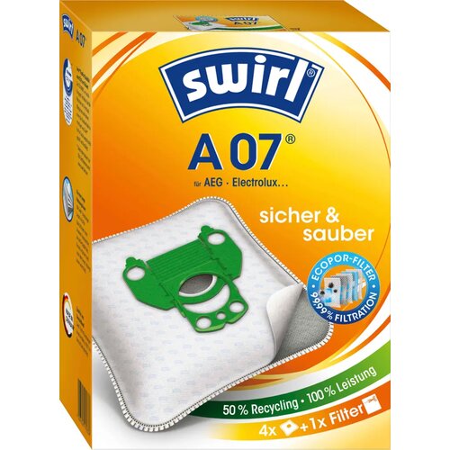 SWIRL EcoPor&reg; vrečke za sesalnike A 07 - 4 kos. Cene