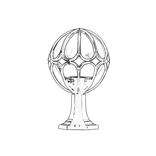 Opviq Vanjska zidna lampa BSU-68081-BSY-M4-K, 50 cm, IP65, E27, Crna Slike
