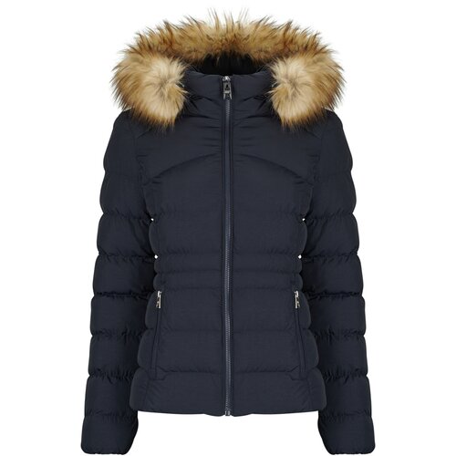 Superdry Puhovke Hooded Faux Fur Fuji Padded Jacket pisana Slike