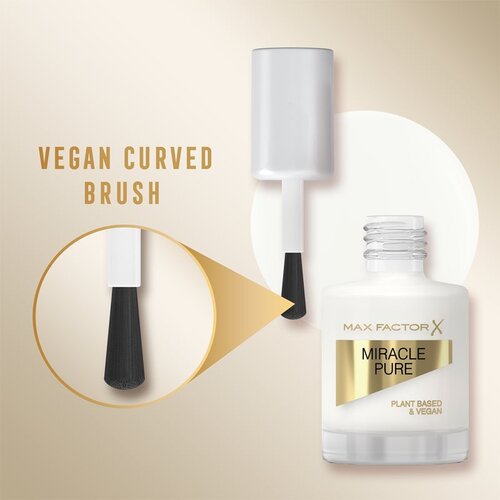 Max Factor Miracle Pure dolgoobstojen lak za nohte odtenek 155 Coconut Milk 12 ml Slike