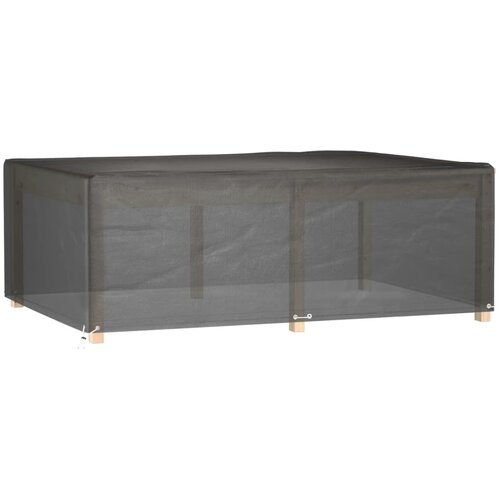  Navlaka za vrtni namje&amp;scaron;taj s 12 u&amp;scaron;ica 230x165x80 cm pravokutna Slike