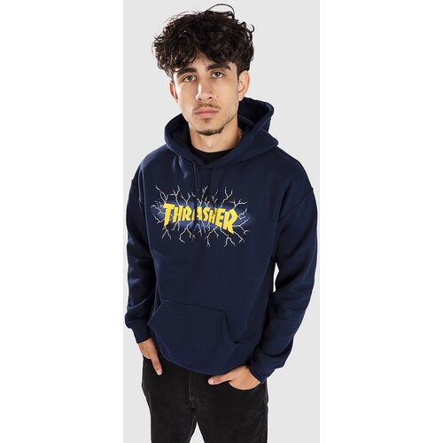 Thrasher Lightning Pulover s kapuco Pulover s kapuco navy Slike