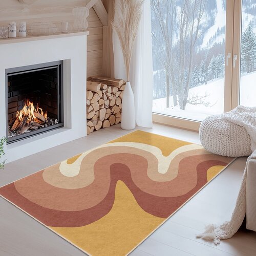 Mila Home Oker žuta/prljavo roza periva staza 60x230 cm Strawberry Creamsicle &amp;ndash; Slike