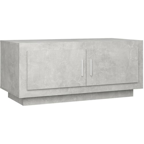 Maison Chic Klubska mizica - kavna mizica - Nizka mizica betonsko siva 102x50x45 cm konstruiran les, (21755341) Cene