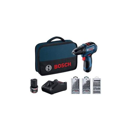 Bosch AKU IZVIJA&amp;Auml; GSR 12 V-30 U TORBI+SET 39KOM 06019G9001 Slike