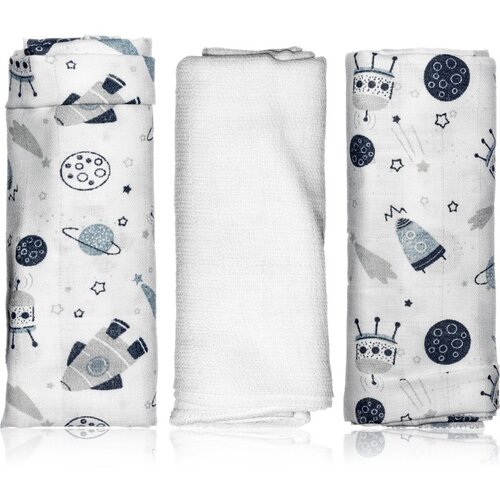 Babymatex Muslin Set plenice iz blaga 3 kos 70x80 cm Slike