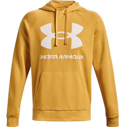 Under Armour Mo&amp;scaron;ki pulover UA Rival Fleece Big Rumena Slike