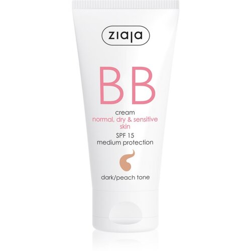Ziaja BB Cream BB krema za normalnu i suhu kožu lica nijansa Dark Peach 50 ml Slike