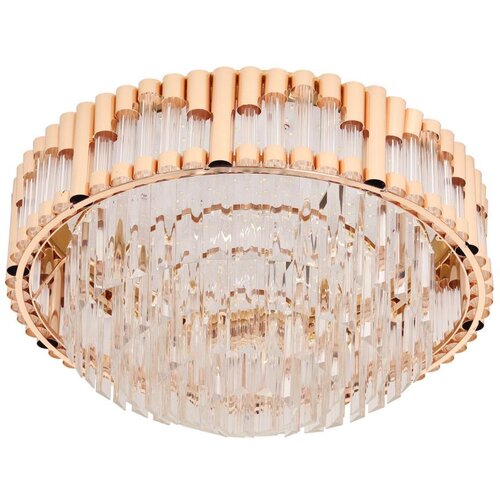 Brilagi LED prigu&amp;scaron;iva plafonska svetiljka CROWN LED/41W/230V prečnik 48 cm u zlatnoj boji + daljinski upravljač Slike