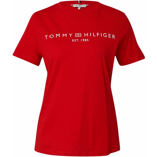 Tommy Hilfiger Majica crvena / bijela