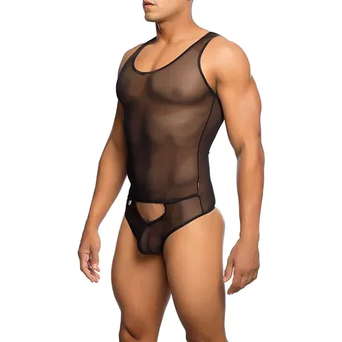 MOB Sexy Sheer Body Black L/XL