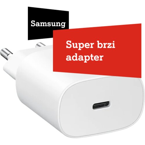 Samsung 25W USB-C adapter punjač beli Cene
