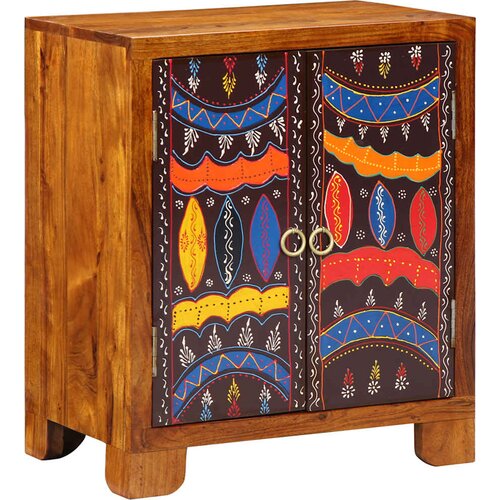 vidaXL Bivak Multicolor 50x35x60 Masivni les Akacija Cene